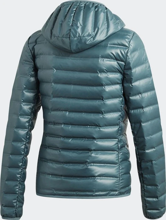 adidas Varilite Hooded Down Funktionsjacke raw green (Damen)