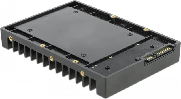DeLOCK 3.5" auf 1x 2.5" Einbaurahmen, schwarz