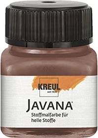 Kreul Javana Stoffmalfarbe für helle Stoffe, rehbraun, 20ml