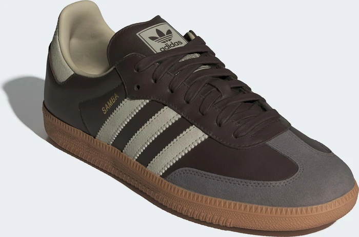 adidas Samba OG brown/putty grey/gold metallic