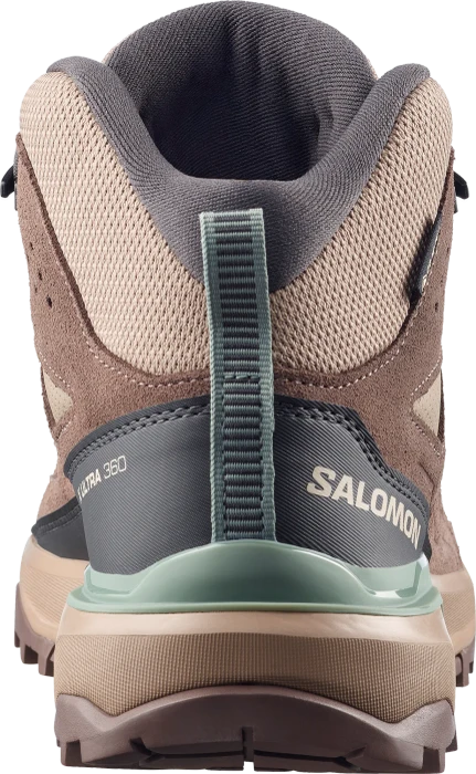 Salomon X Ultra 360 Leather Mid GTX desert tan/iron/green milieu (Damen)