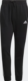 adidas Essentials French Terry Tapered Cuff 3-Streifen Trainingshose lang schwarz/weiß (Herren)