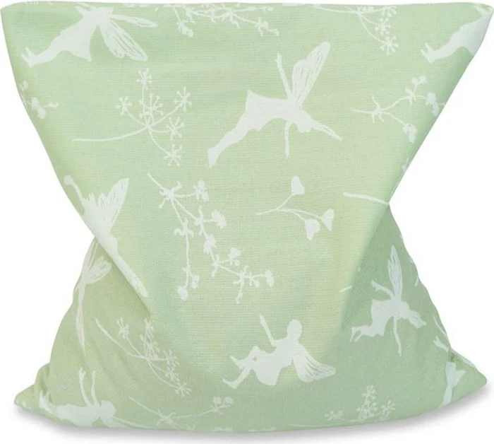 Grünspecht Bio-Rapssamen-Kissen 19 x 19cm Elfen Wärmekissen grün