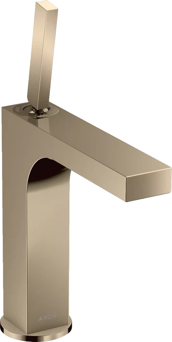 Hansgrohe Axor Citterio 160 Waschbeckenarmatur mit Ablauffernbedienung polished nickel