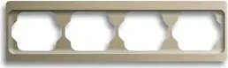 Busch-Jaeger Alpha exclusive Abdeckrahmen 4-fach Rahmen waagrecht, palladium