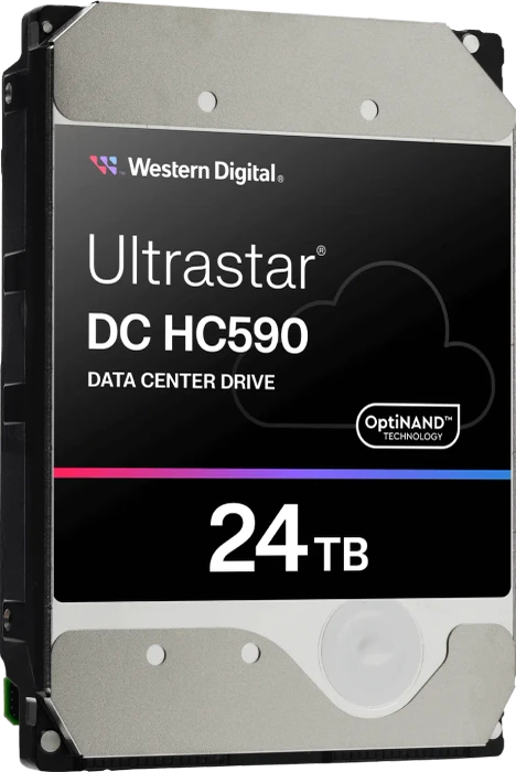 Western Digital Ultrastar DC HC590 24TB, SE, 24/7, 512e / 3.5" / SATA 6Gb/s