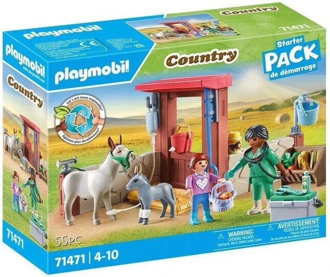 playmobil Country Tierarzteinsatz bei den Eseln