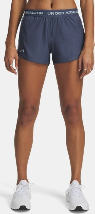 Under Armour Tech Play Up Hose kurz downpour gray/harbor blue (Damen)