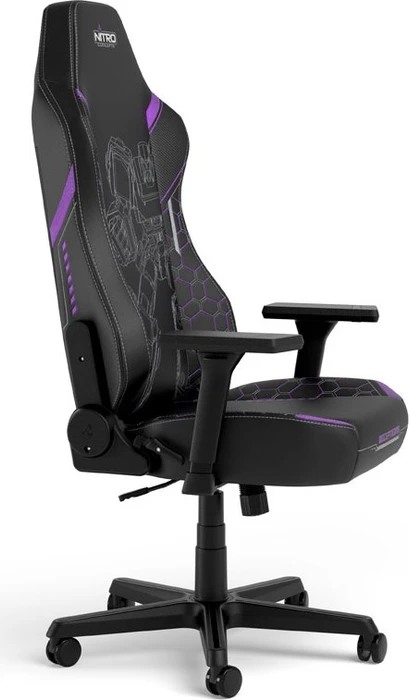 Nitro Concepts X1000 Transformers Decepticons Edition Gamingstuhl, schwarz/violett