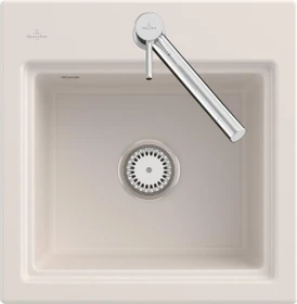 Villeroy & Boch Subway Style 50 S Einbau Becken mittig crema