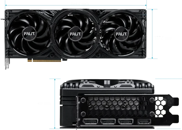 Palit GeForce RTX 5070 Ti GamingPro OC, 16GB GDDR7, HDMI, 3x DP