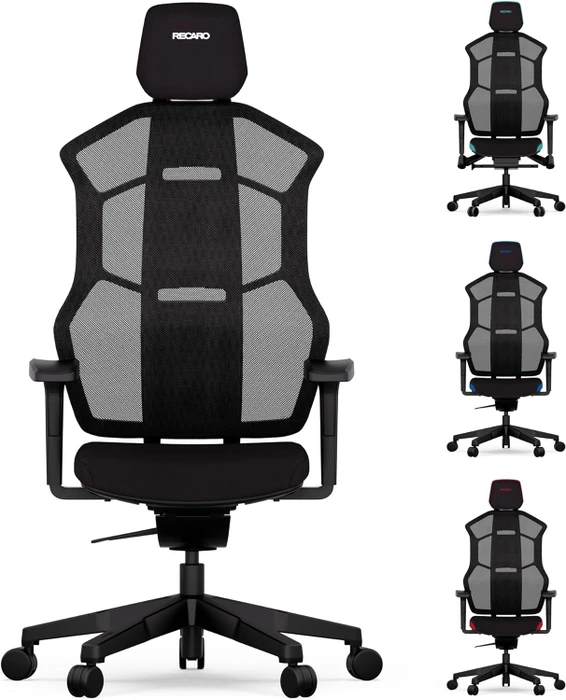 Recaro Aer Essential Gamingstuhl, Midnight Black