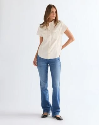 Wrangler Bootcut Jeans raven (Damen)