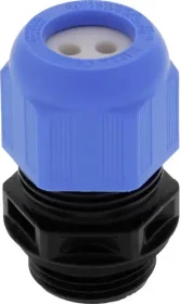 Wiska ESKE/1-i 20 MFD 02/050 Ex-Kabelverschraubung, Kunststoff, RAL 9005/5012, M20, mit montiertem MFD