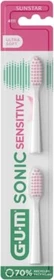 Sunstar Gum Sonic Sensitive ultra soft Ersatzbürste, 2 Stück