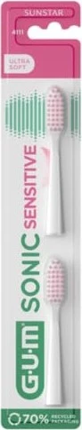 Sunstar Gum Sonic Sensitive ultra soft Ersatzbürste, 2 Stück