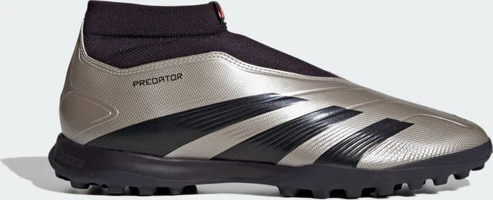 adidas Predator League Laceless Turf Boots platinum metallic/aurora black/turbo