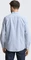 Tom Tailor Regular Fit Logo-Stickerei Hemd langarm blue petrol stripe (Herren) Vorschaubild