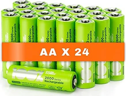 GP Batteries 100% PeakPower Micro AA NiMH 2600mAh, 24er-Pack