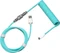 Cooler Master Coiled Cable USB-C auf USB-A, Tastaturkabel (Spiral-Textilkabel), 1.5m, Pastel Cyan Vorschaubild