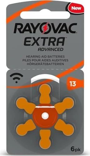 Rayovac Acoustic Extra 13 (PR48/PR754), 6er-Pack