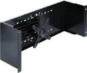 DeLOCK Monitorarm für 19" Geräteschrank schwarz