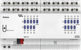 Theben RM 16 T KNX Kombiaktor 16/8-fach, 16A, 8TE REG, Schaltaktor/Jalousieaktor (4940205)