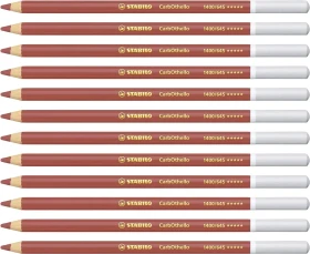 STABILO CarbOthello Kreidestift caput mortuum rötlich, 12er-Pack