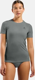 Odlo Natural Merino 160 Baselayer Funktionsshirt kurzarm odlo steel grey melange (Damen)