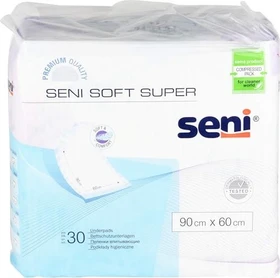Seni Soft Super Bettschutzeinlage, 60x90cm, 30 Stück