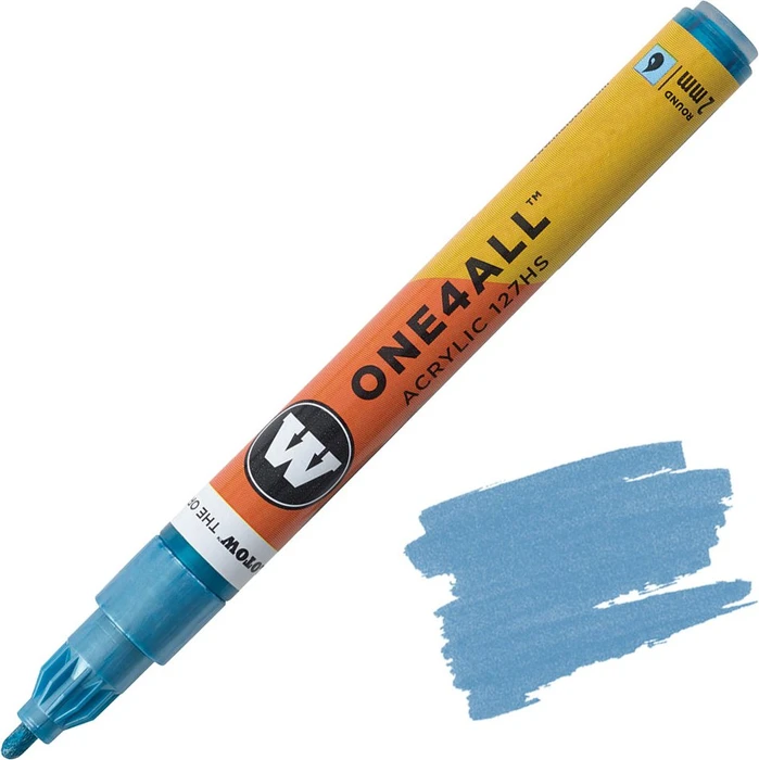 Molotow ONE4ALL 127HS 2mm Acrylmarker blau metallic