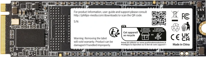 Philips M140 2TB, M.2 2280 / M-Key / PCIe 3.0 x4