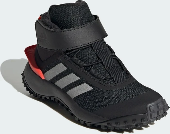 adidas Fortatrail core black/silver metallic/bright red (Junior)