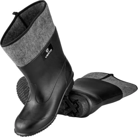 Verto Filz-Gummistiefel schwarz (Herren)