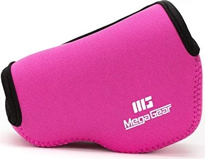 MegaGear Neoprentasche für Sony Alpha A6400, A6500, A6300, A6000 rosa