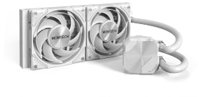 Montech HyperFlow Silent 240 White, weiß
