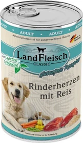 LandFleisch Dog Pur Rinderherz und Reis, 400g
