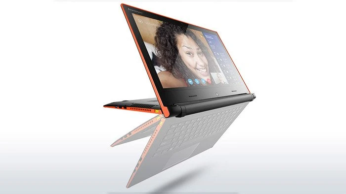 Lenovo IdeaPad Flex 14, orange, Core i3-4010U, 4GB RAM, 500GB HDD, DE