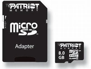 Patriot Signature 8GB Kit, Class 4