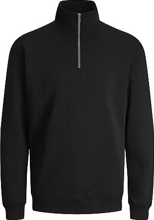 Jack & Jones Bradley Half Zip Sweatshirt schwarz (Herren)