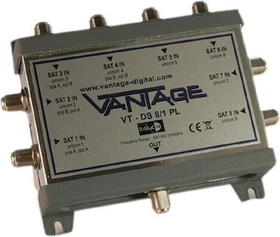 Vantage VT-DS 8/1 PL DiSEqC-Schalter 8/1