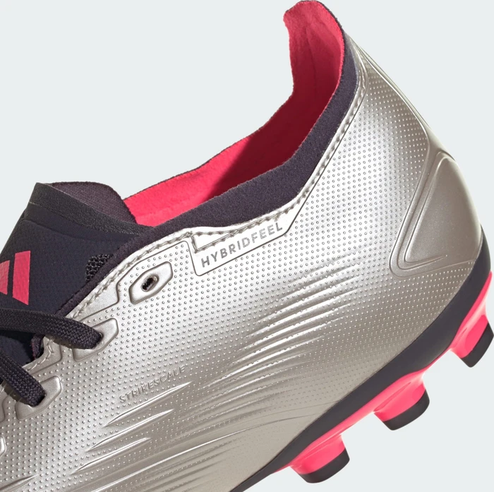 adidas Predator League AG platinum metallic/aurora black/turbo