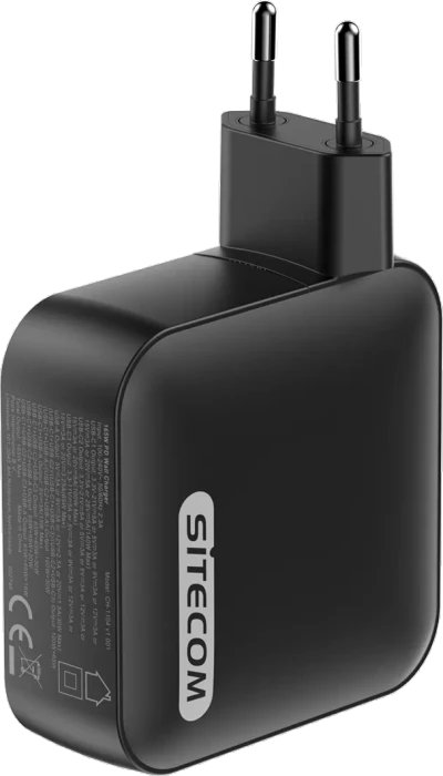 Sitecom 165W GaN Power Delivery Wall Charger schwarz