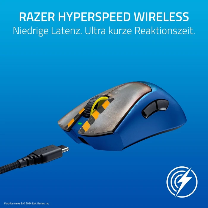 Razer DeathAdder V3 Pro Fortnite Edition, USB