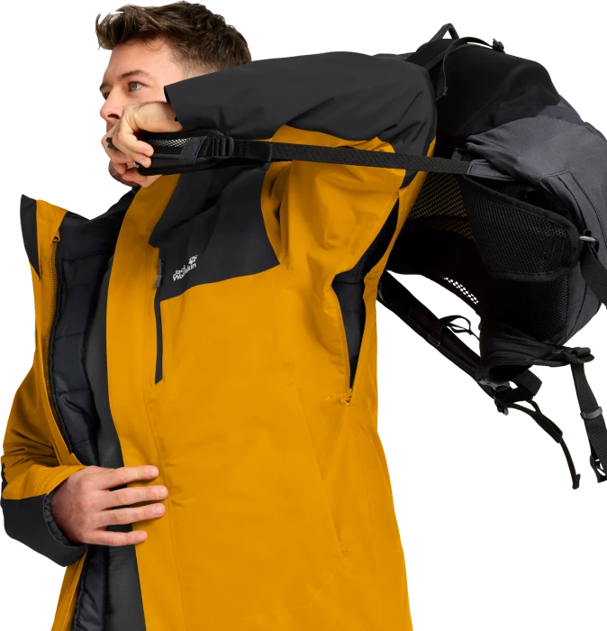 Jack Wolfskin Jasper Pro 3in1 Funktionsjacke burly yellow JW (Herren)