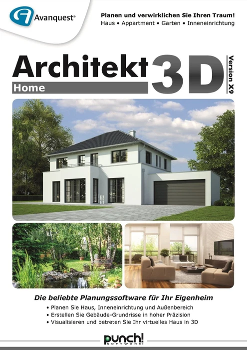 Punch! Software Architekt 3D X9 Home, ESD (deutsch) (PC)
