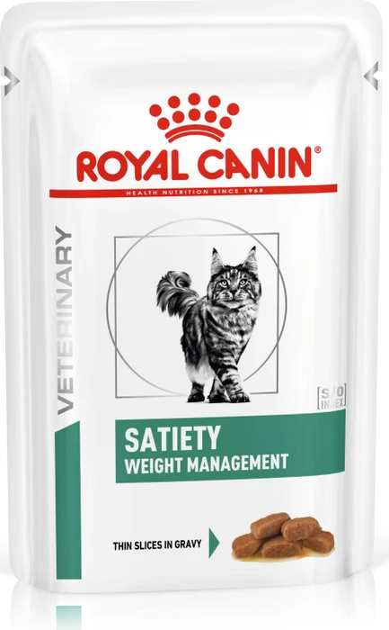 Royal Canin Satiety Weight Management feine Stückchen in Soße, 1.02kg (12x 85g)