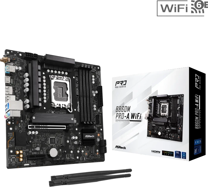 ASRock B860M Pro-A WiFi (Intel 1851)
