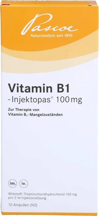 Vitamin B1 Injektopas 100mg Injektionslösung, 20ml (10x 2ml)