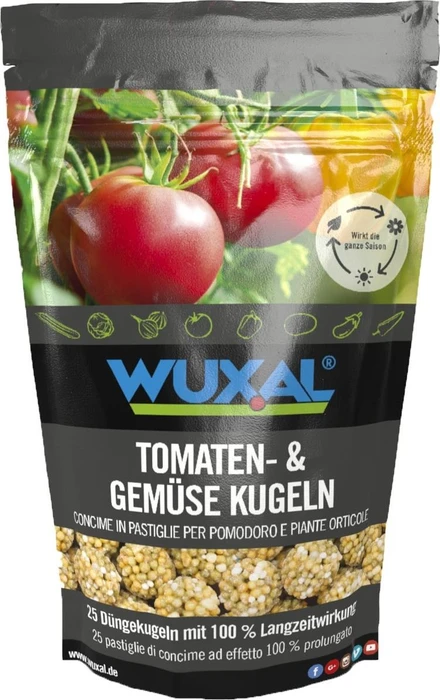 Wuxal Tomaten - & Gemüsedünger Kugeln, 25 Stück